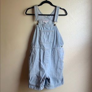 Denim Short Overalls